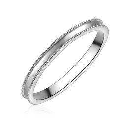Glanzstücke München Women's Ring 925 Sterling Silver Rhodium-Plated Silver Ring