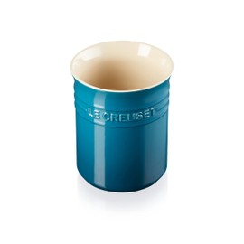 Le Creuset Stoneware Small Utensil Jar, 1.1 Litres, Deep Teal, 71501116420001