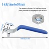 NGe 1Pcs Blue Replacement Ball Valve Handle with M10 Nut,Hole