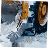 KONTONTY Plow Shoes for Snowplow Base Metal Adjustable Plow Feet