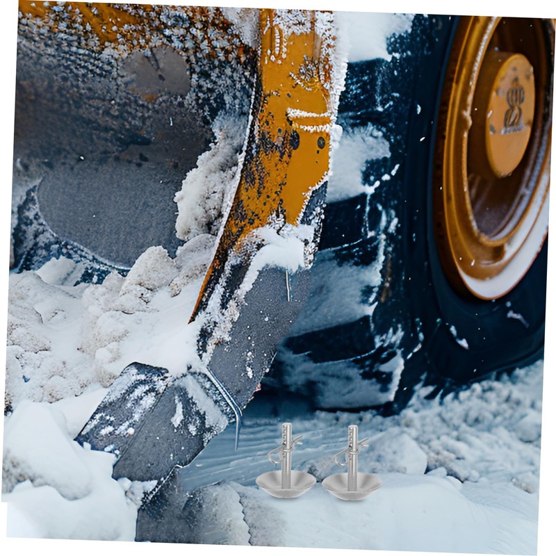 KONTONTY Plow Shoes for Snowplow Base Metal Adjustable Plow Feet