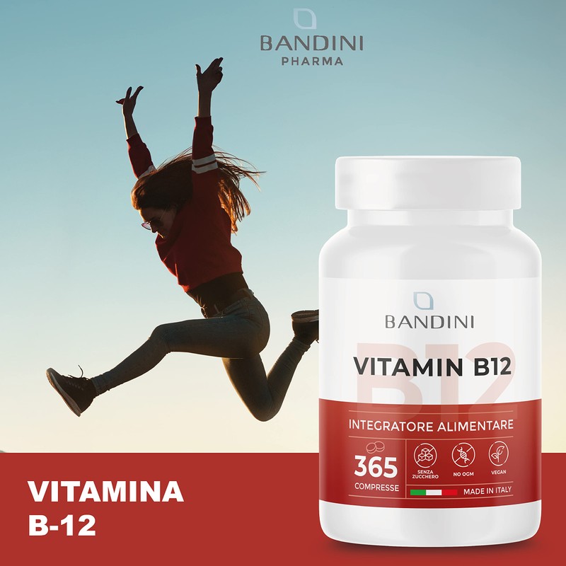 Bandini® Vitamin B12 365 Vegan (1 Year Coverage) - Methylcobalamin