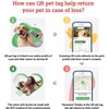 Pet ID Tag for Dog Cat with QR Passport Global