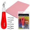 Rubber Block Stamp Carving Block Stamp Making Kit with Cutter