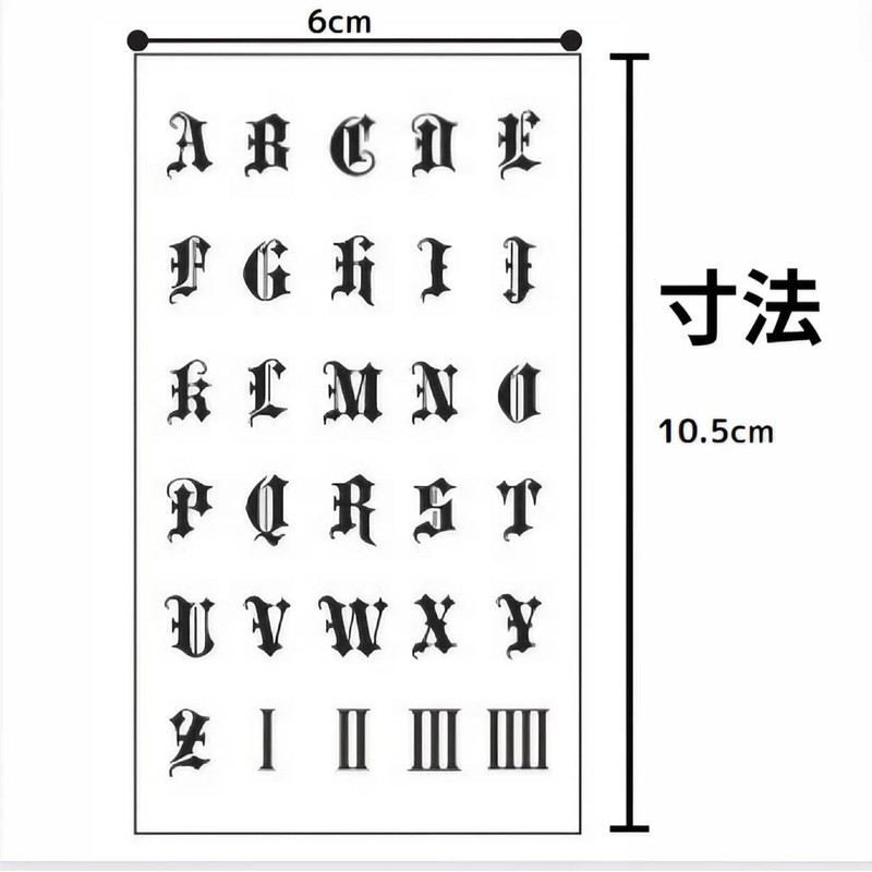 manatom Finger Tattoos Finger Tattoos Finger Tattoo Stickers 26 Letters