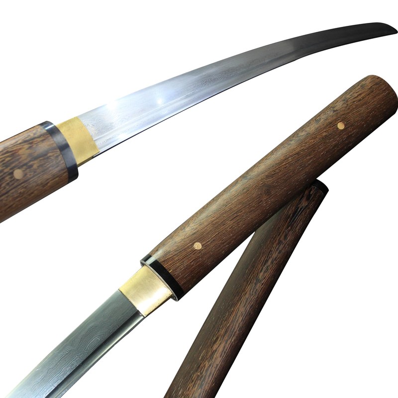 Katana Sword Real Patterned Steel Full Tang Sharp Handmade Samurai