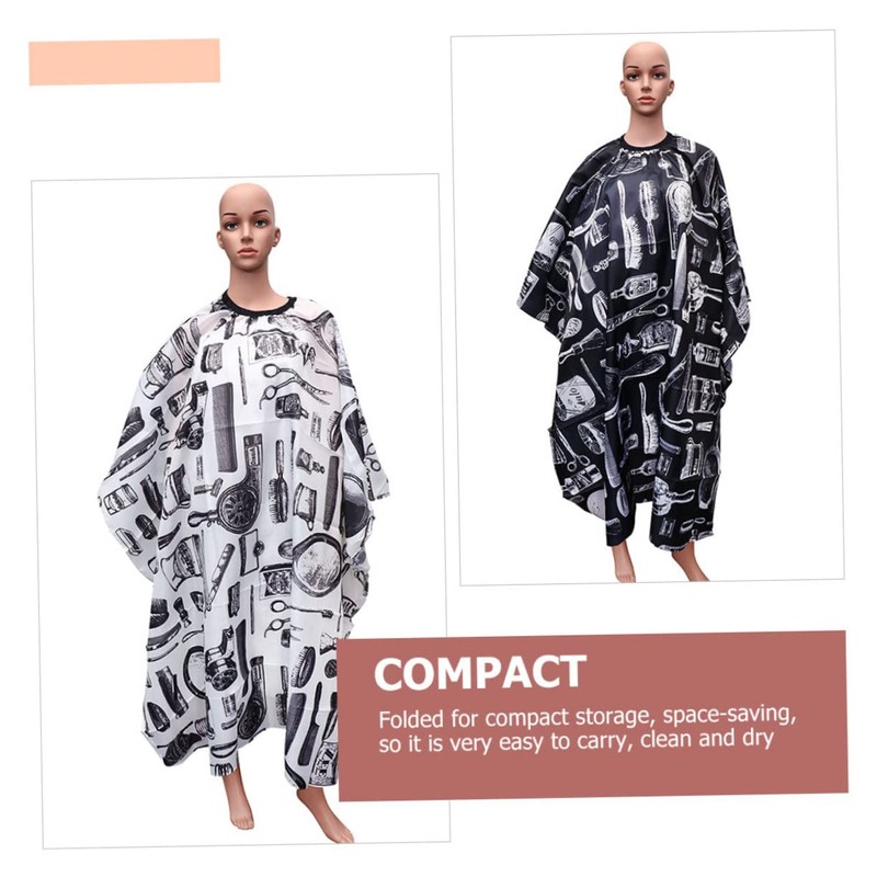 Ipetboom Haircut Cape Set Salon Barber Cape Reusable Lightweight Hair