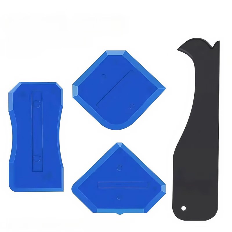 Silicone Caulking Tool Kit, 3 In 1 Stainless Steel Scrapers