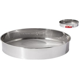 Home Round Sieve 19 cm, Metal, Steel, 19 x 19 x 5 cm