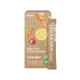 Cheonhoen Care 천호엔케어 유기농진저샷 2박스 20ml x 28포 Cheonhoen Care Organic Ginger Shot 2 Boxes 20ml x 28 Packs