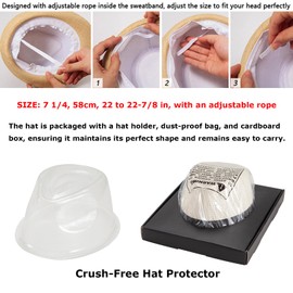 LADYBRO Summer Grey Straw Trilby Fedora Hat for Men 1920s Short Brim Panama Cap 7 1/4