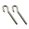 2Pcs Stainless Steel M16 Eye Bolt Long Shank Threaded Rod