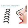Respingador Nasal Corrector Nariz Pares Negro