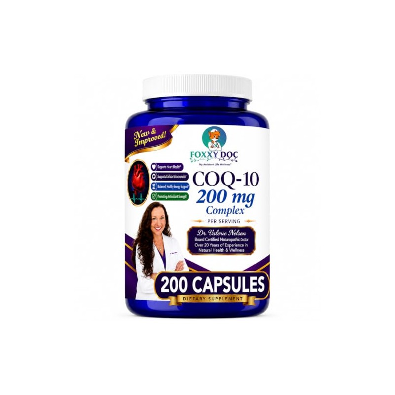 Foxxy Doc CoQ10 - Coenzima Q10 - 200 mg -