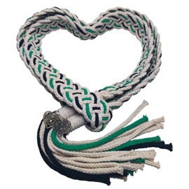 Wedding Lasso Rope,Wedding Cord Traditional Celtic Pattern Rustic ，Lasso Lazos para Boda Wedding Cord for Traditional Catholic Wedding Ceremony，Bridal Gift (Green2)