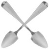 Housoutil Grapefruit Serrated Knife Spoons : 2pcs Stainless Steel Spoons