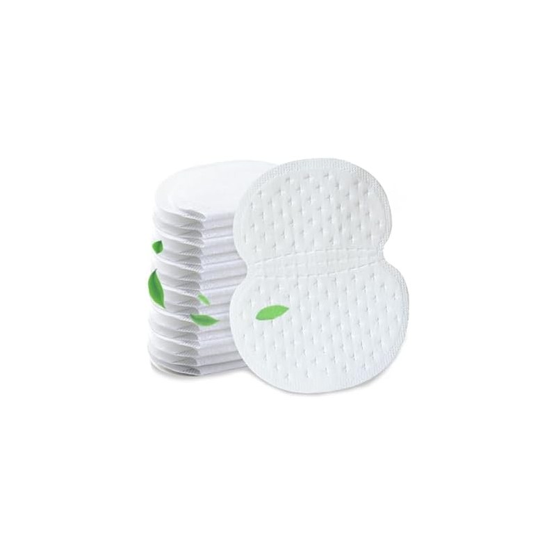 100 Pcs Parches Antitranspirantes para Axilas, Almohadillas Absorbentes de Sudor,