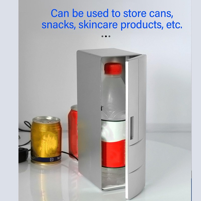 Mini Fridge, 2 Can Portable Refrigerator, 9 X 5 X