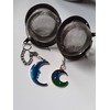 Tea Infusers for Loose Leaves with Blue Moon Charms Set