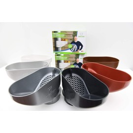 SMILTER Leaf protection basket for rain downpipes DN100 in metallic silver
