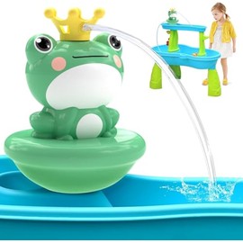 weirtoya Bomba de mesa de agua para niños pequeños, juguetes de unicornio, bomba alimentada por batería para mesa de agua, juguetes de chapoteo de trabajo, juguetes de verano para niños pequeños