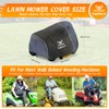 Tokept Lawn Mower Cover, Heavy Duty Waterproof Tractor Cover with