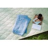 Snow Peak UG-581 Soft Gauze Shawl, Stole Scarf, Light Blue,