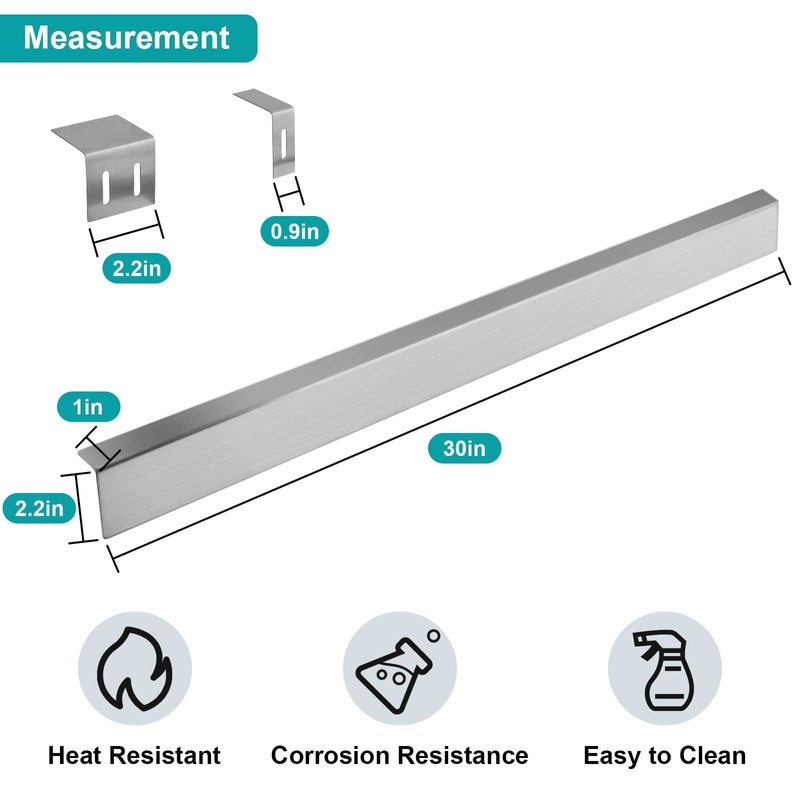 30" Stove Gap Filler, Slide-in Range Rear Filler Kit -