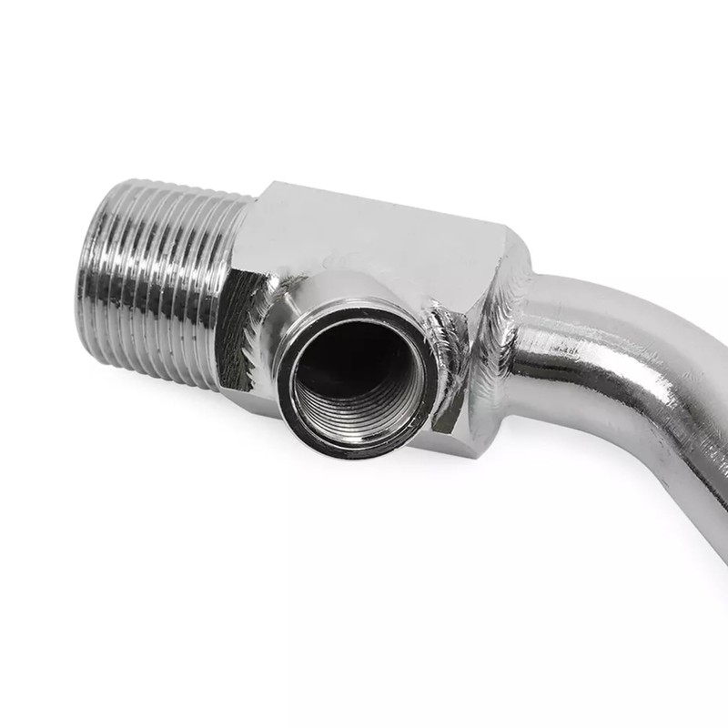 Hot Water Radiator Coolant Temp Sensor Elbow Connector Tube Replace