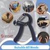 GOCART WITH G LOGO Hand Grips Strengthener, Adjustable Resistance 22-88