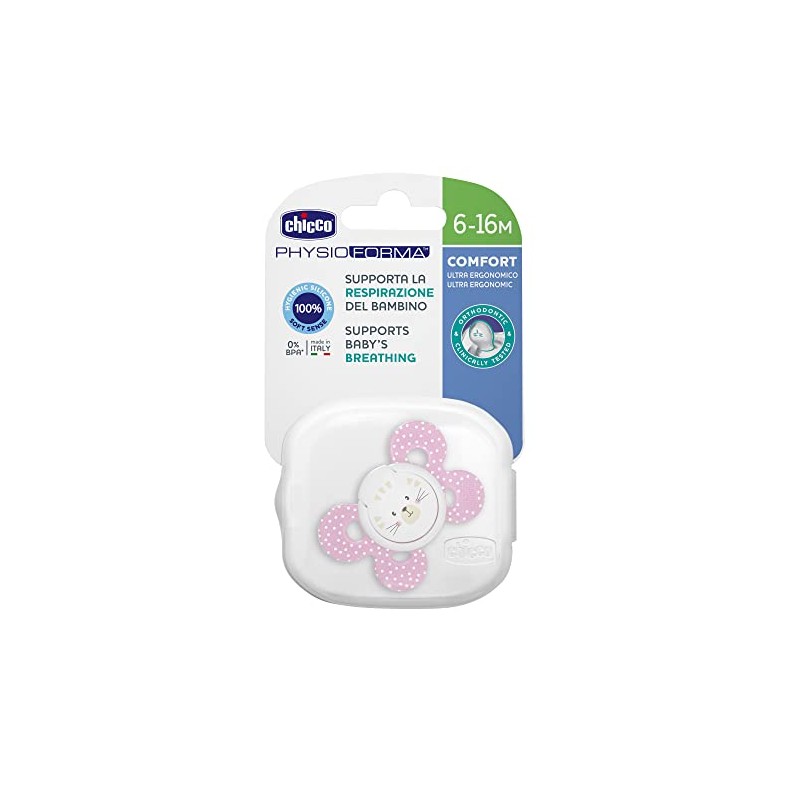 Chicco Chupón Physioforma Comfort Rosa 6-16 Meses