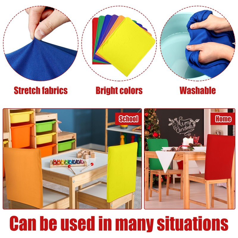 Mindsoft 6 Pcs Chair Back Covers 18 x 22 Inch