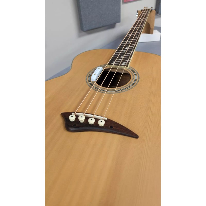 Milagro Bass Thumb Rest - Acoustic- No Drilling! Milagro White