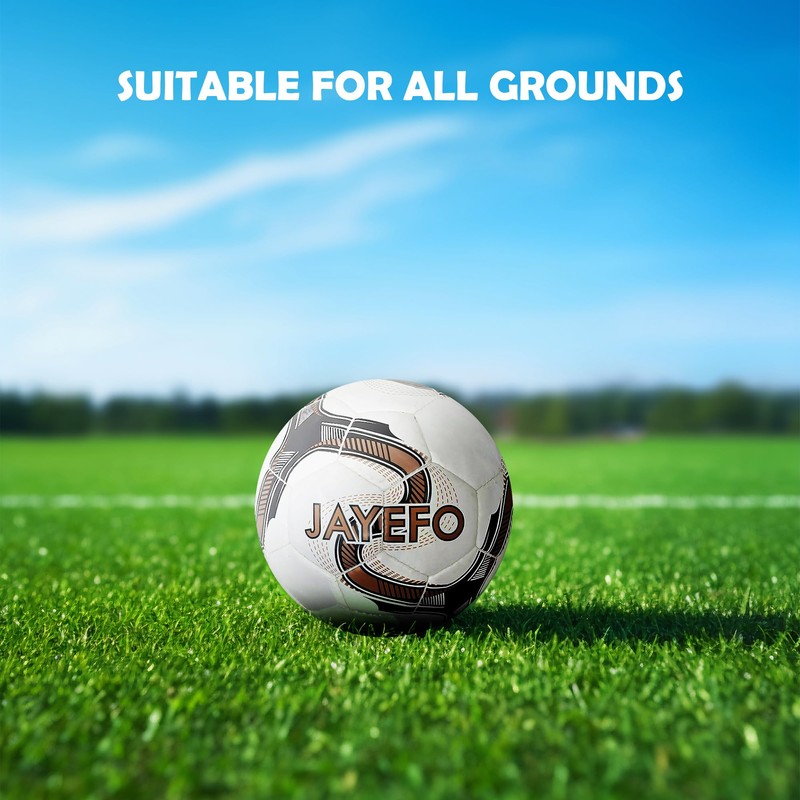 Jayefo Pro Foot Ball - Soft Touch Feel, Hugely Durable,