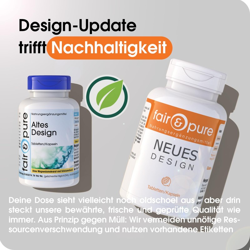 Fair & Pure NADH 20 mg Daily Dose, 90 Tablets,