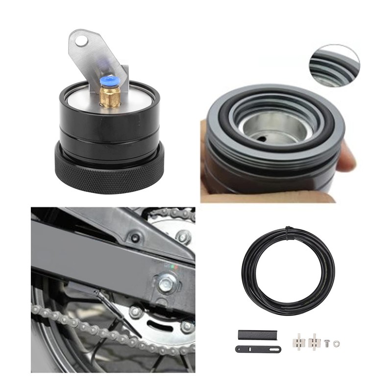 Motorcycle Chain Lubricator - Rugged Durable Chain Oiler System Replacement