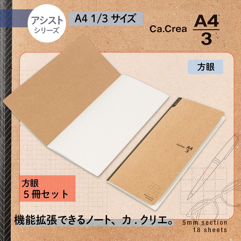 Plus Notepad, Notebook, Ca.Crea Assist Notebook