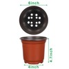 Augshy Augshy 40 Pcs 6" Plastic Plant Nursery Seed Starting
