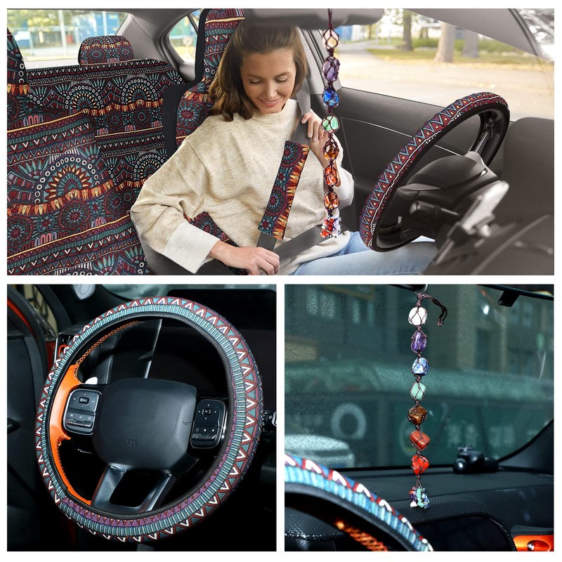 Frienda Baja Saddle Blanket Car Seat Covers Full Set Multicolor