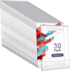 Kigley 30 Packs Wall Mount Acrylic Sign Holder with Tape