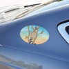 Ring-Tailed Cat Automotive Car Refrigerator Locker Vinyl Euro Oval Magnet