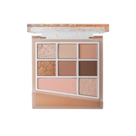 CipiCipi x espoir Real Eye Palette, All New/Shipipipi Espore Eye Color Palette, Gradient, Glitter, High Color, High Adhesion, Lame Shadow, Eye Makeup, 3D Makeup (Tokyo Beige)