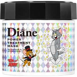 Tom & Jerry Collaboration Power Treatment Mask, Rinsing Treatment, Intensive Repair for High Damaged Hair; Refreshing Sweet Shiny Musk Scent, Diane, 8.1 oz (230 g)