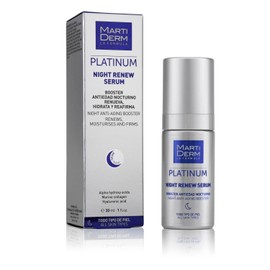 MartiDerm Night Renew Sérum - 30 ml Sérum regenerador de uso nocturno diario que estimula la renovación celular y mejora la firmeza, elasticidad e hidratación de la piel.