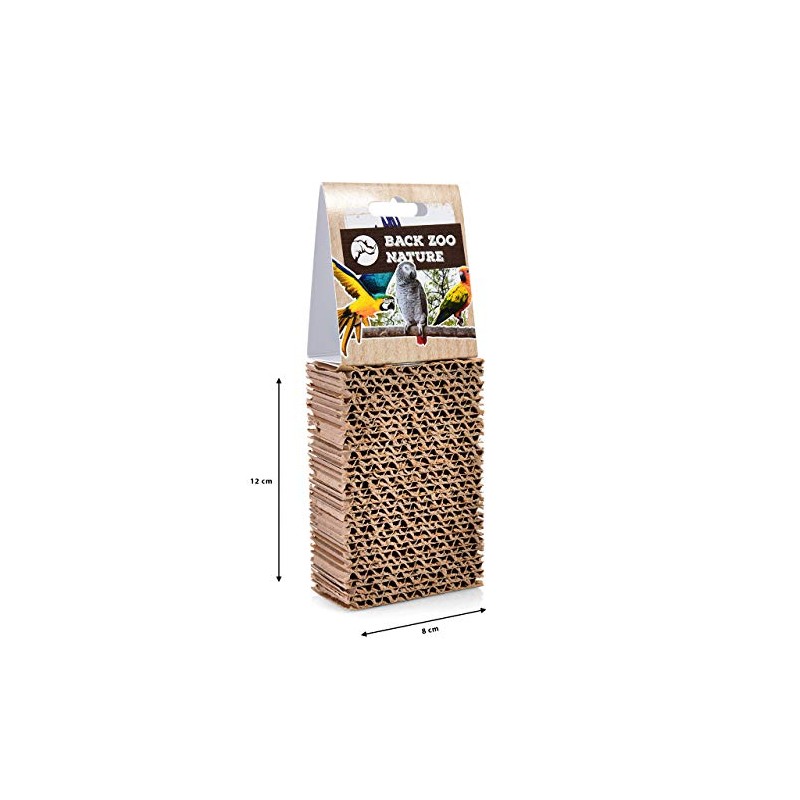 HappyBird Corrugated Cardboard Seat Board for Shredding, Cardboard Treat Block,