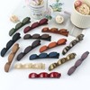 DIY Hairpin Making Materials / Hair Accessory Components cd136 Free Size/Multi-functional Grip 2-Gd Dark Brown 200ea