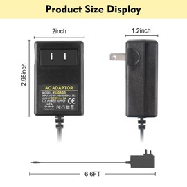 5V Power Supply for Polycom VVX 150 250 350 450 2200-48872-001 1465-48871-001, EM50 Expansion Module, OBi2182 and Cisco voip SPA 303 500 501G IP Phones (5 Volts 15 Watt)