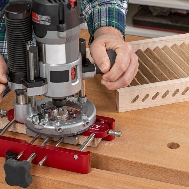 Mortise Tenon Jig Woodworking Self Centering Loose System Doweling Jig