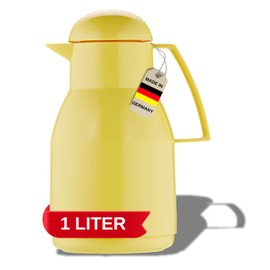 Helios Top Plastic Insulated Jug, Yellow, 1 Litre