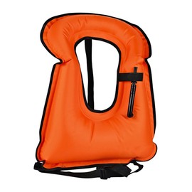 HPAMR Snorkeling Vest Inflatable Snorkel Vest Portable Diving Jackets Swimming Vests Free Diving Swimming Safety Vest for Snorkeling Water Sports Beginner Adults-Only Load Up to 200KG